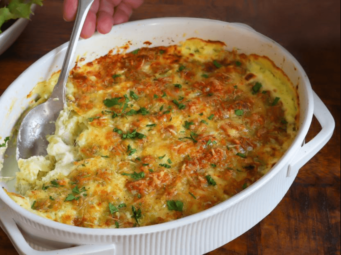 Gratin de ravioles du Dauphiné au comté