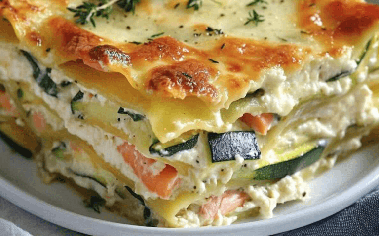 Recette de Lasagnes au saumon faciles