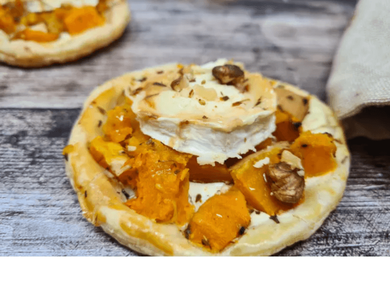 Tartelette butternut et chèvre