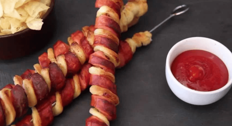 Tornado hot dogs