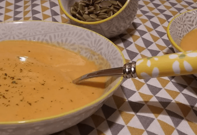 velouté de courge butternut et patate douce