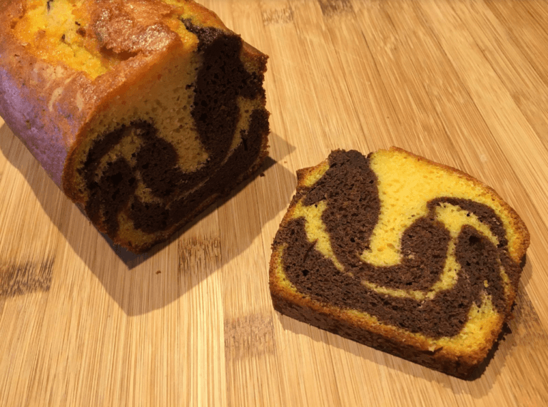 cake marbré au chocolat et au potimarron