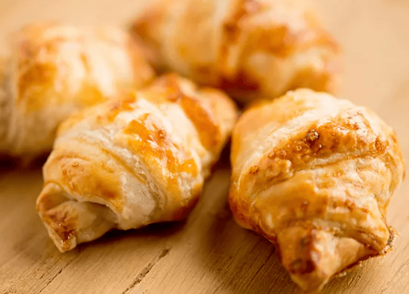 mini-croissants au jambon