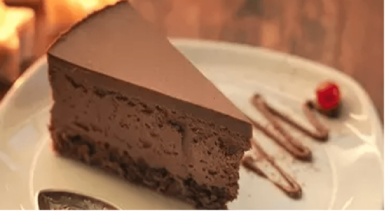 morceau Gâteau de Noël à la Crème de Marrons