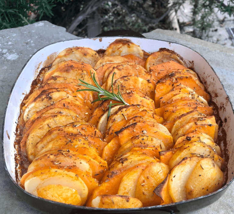 Tian aux butternut et pommes de terre