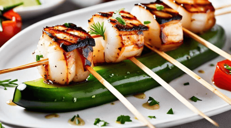 Brochettes de Saint-Jacques