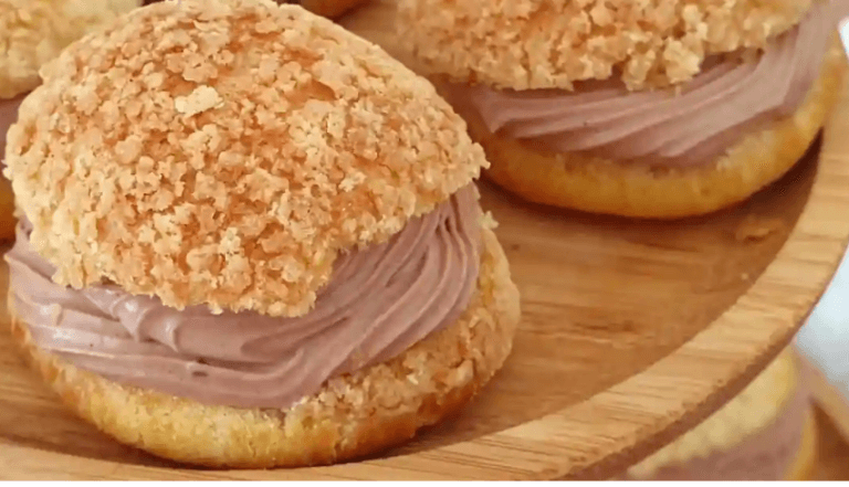 Choux Craquelin au Praliné et Chocolat