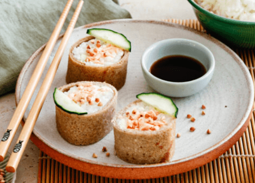 Mini-Roulés au Saumon Façon Maki