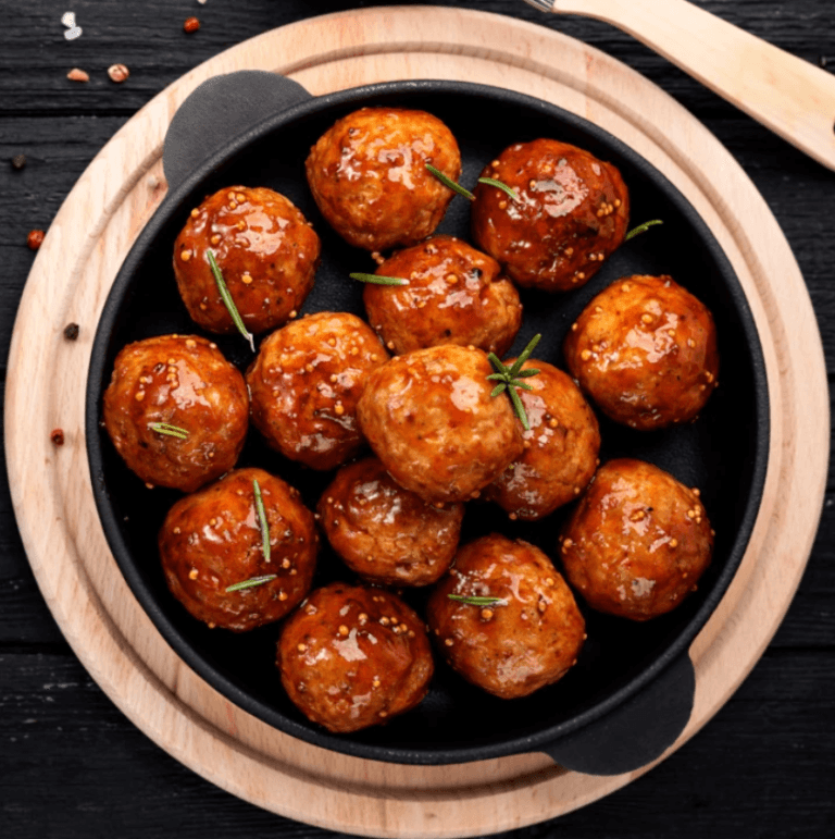 Boulettes de Saumon Sauce Teriyaki