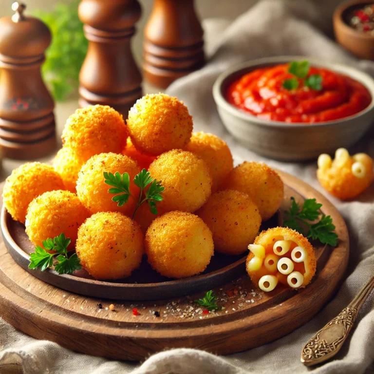 Des boulettes de macaronis