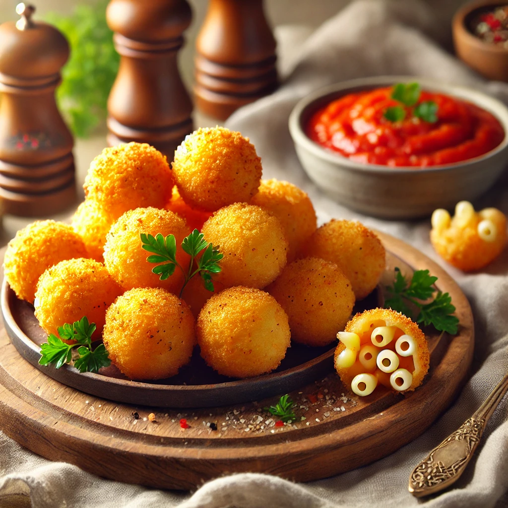 Des boulettes de macaronis