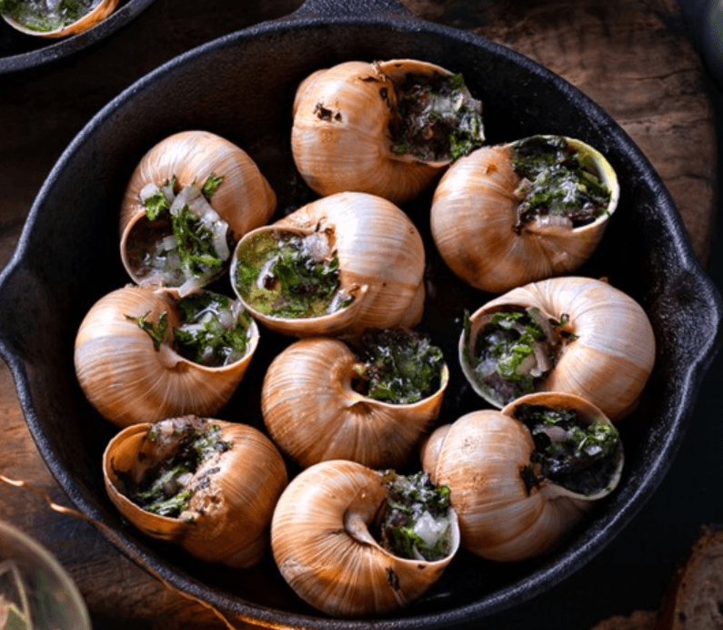 Escargots de Bourgogne au beurre persillé
