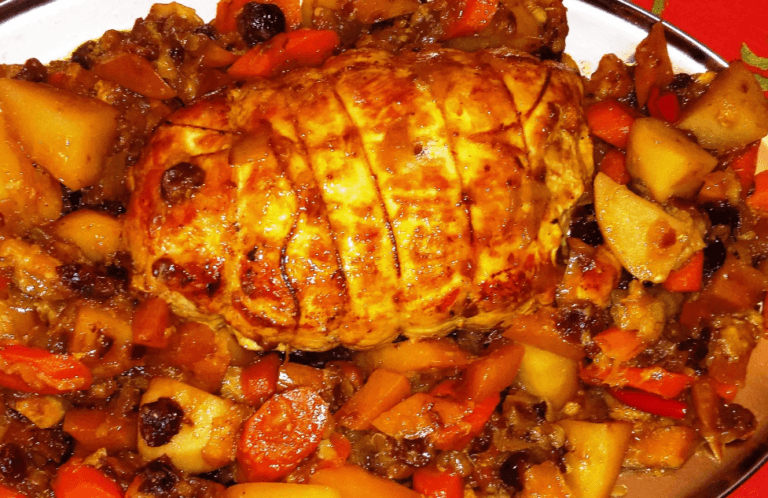 Rôti de dinde au jus de clémentines