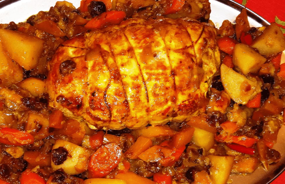 Rôti de dinde au jus de clémentines