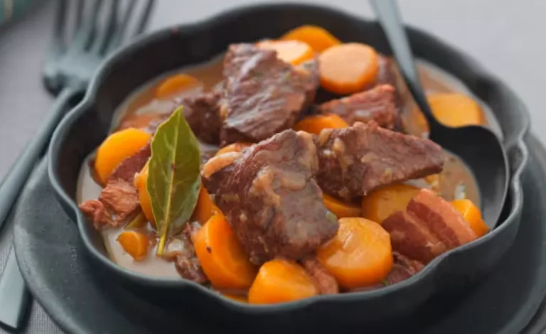Bœuf bourguignon allégé
