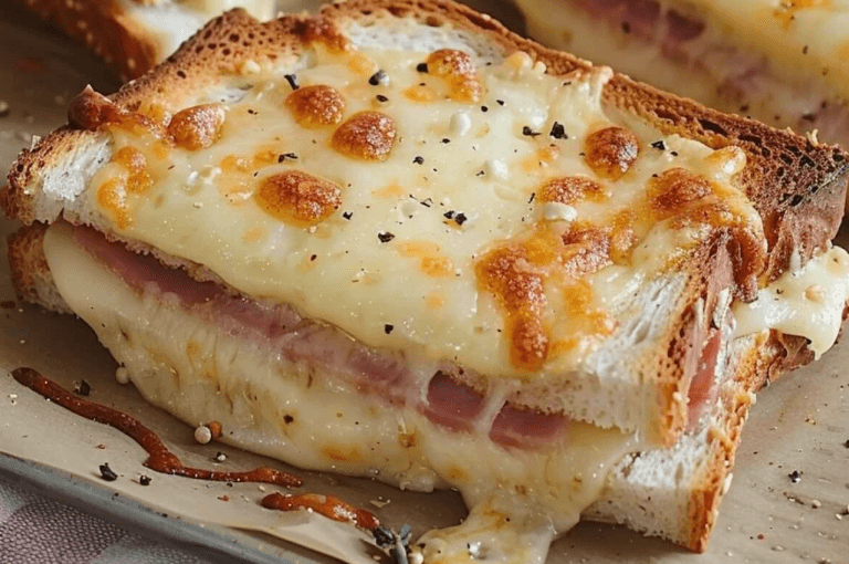 Croque-monsieur au four de ma grand-mère