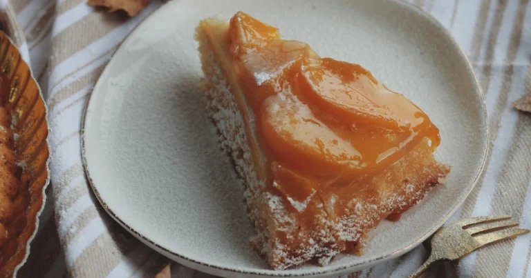 Gâteau Poire Caramel Beurre Salé