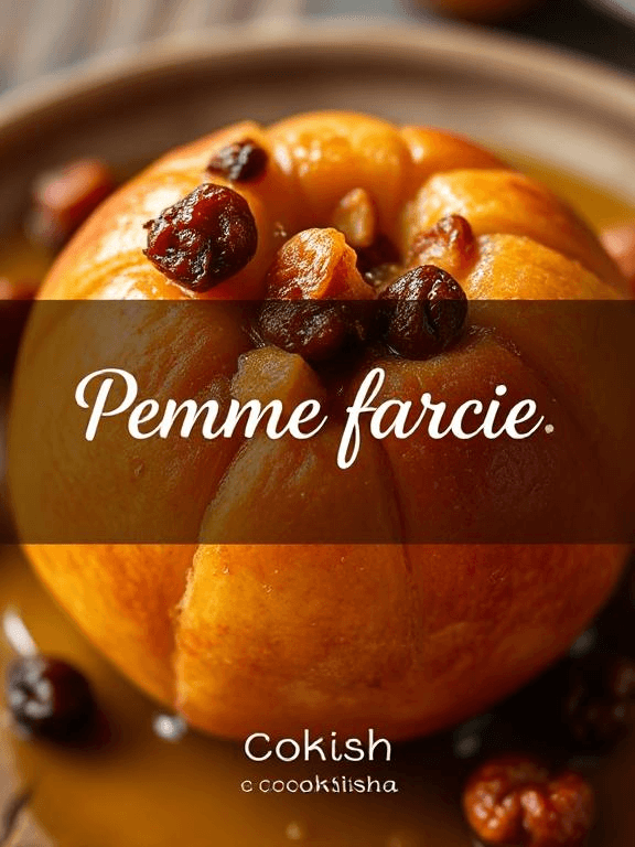 Pomme farcie aux fruits secs