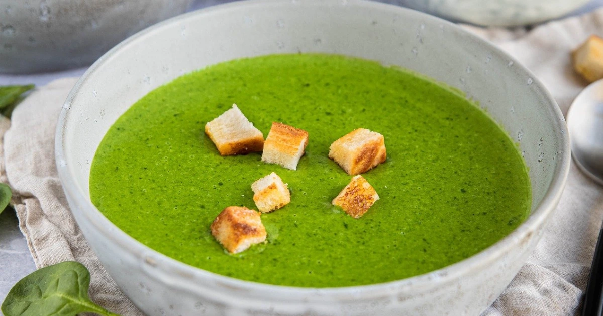 Soupe Épinard Pomme de Terre