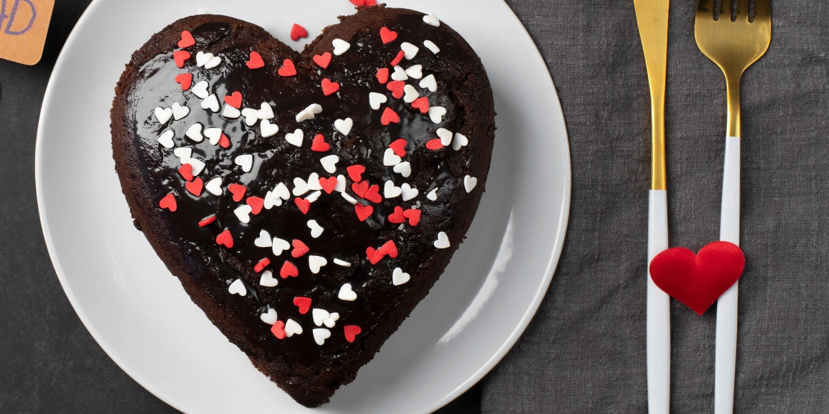 gâteau saint-valentin