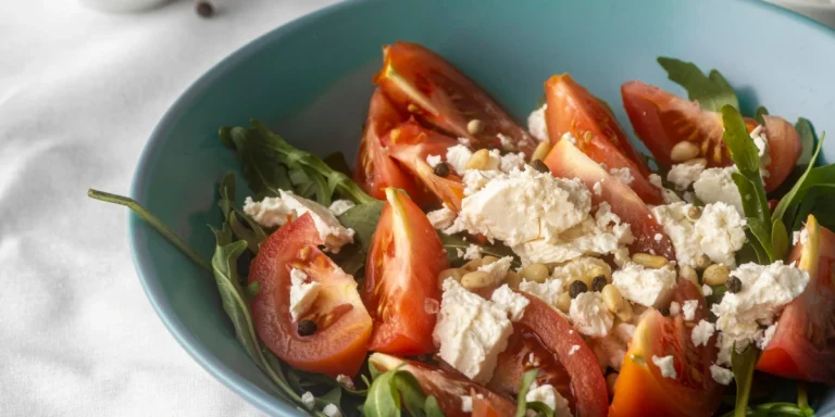 Une salade au chèvre
