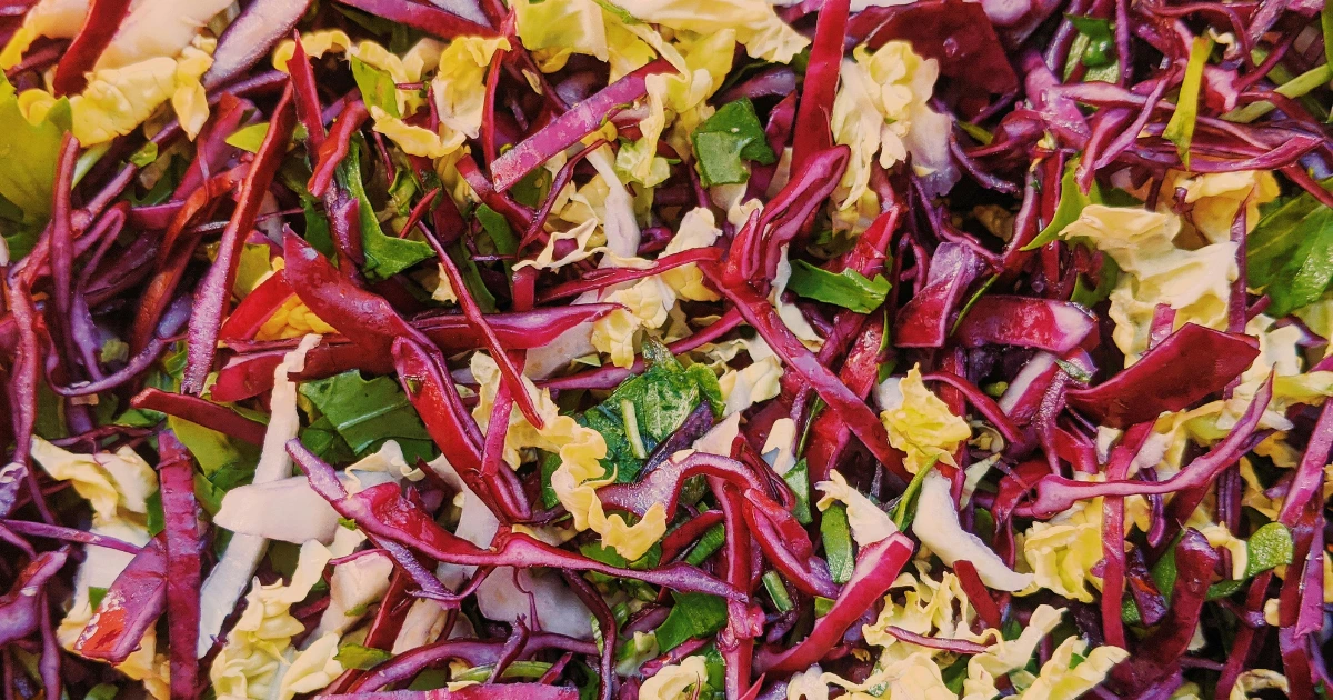 salade de chou rouge