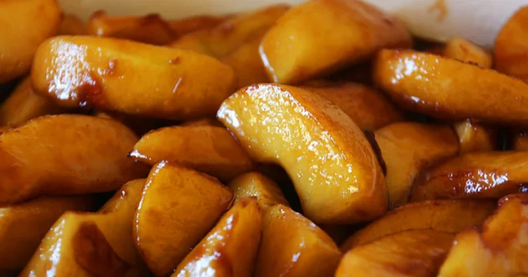 pommes au caramel