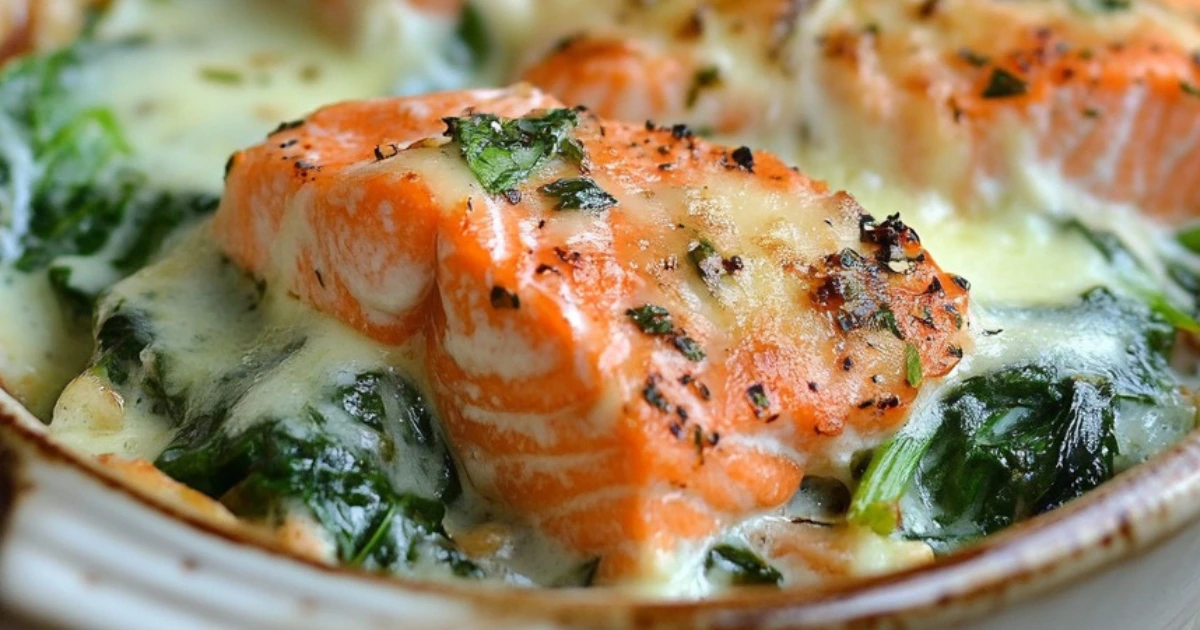Cassolette de saumon