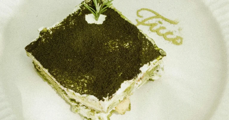 Un tiramisu au matcha