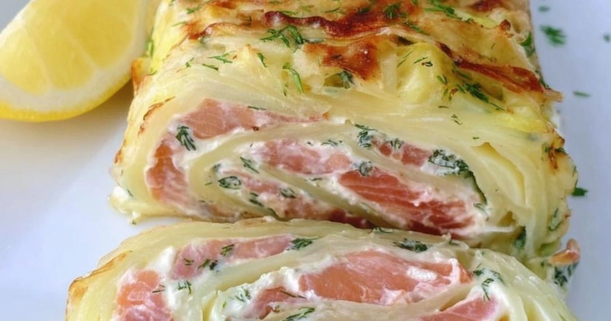 Roulé de pommes de terre