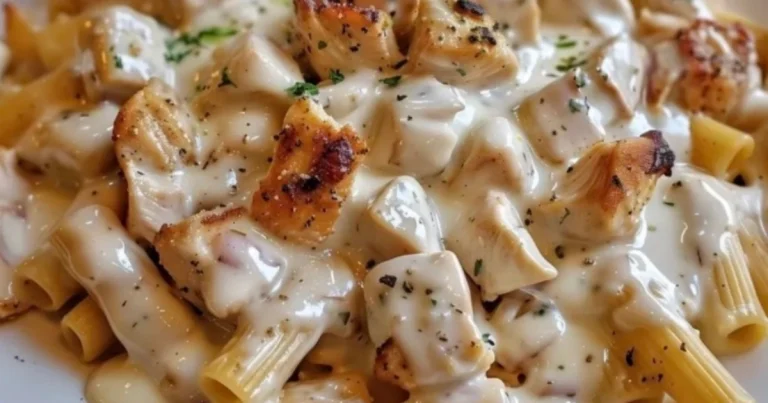 pâtes au poulet